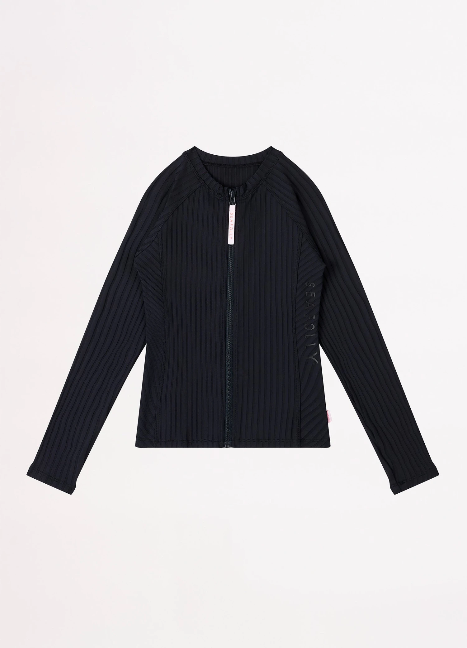 Girls Summer Essential Long Sleeve Rashie - Black 4 Girls Summer Essential Long Sleeve Rashie - Black - Image 2