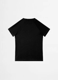 Essential Girls S/S Rash Vest - Black 7 Essential Girls S/S Rash Vest - Black -Fashion Swimwear Store 56552 Black 3