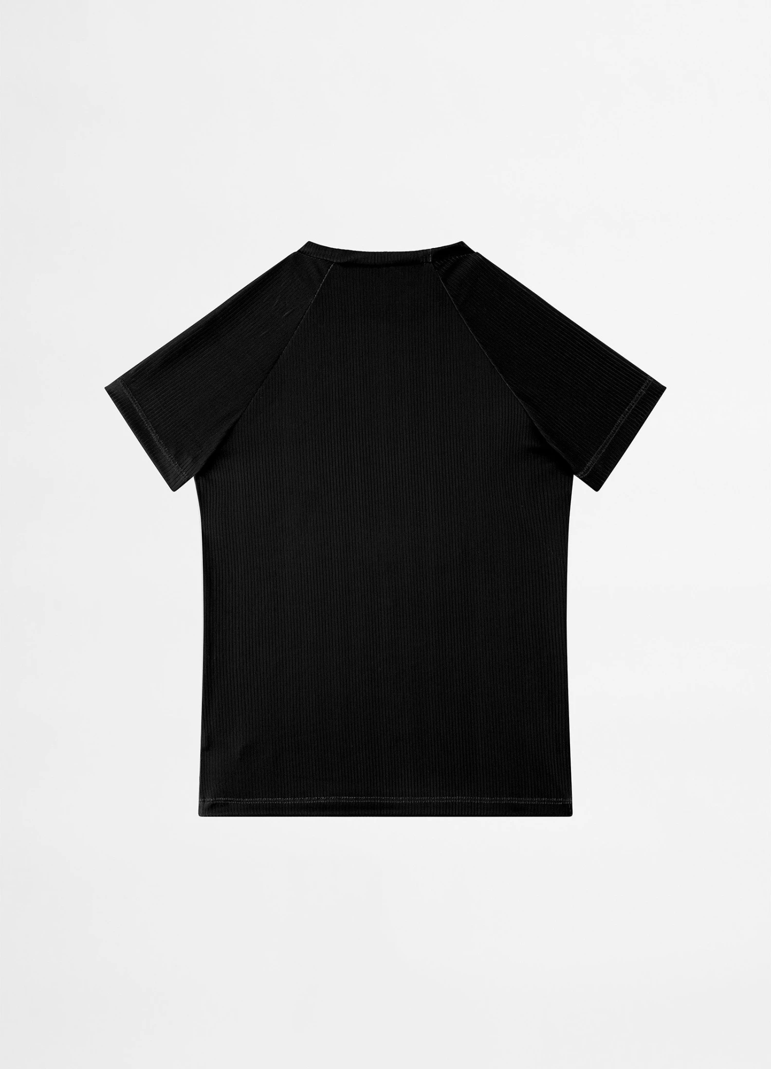 Essential Girls S/S Rash Vest - Black 5 Essential Girls S/S Rash Vest - Black - Image 3