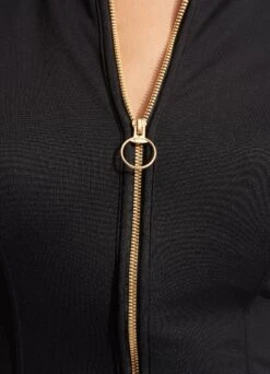 Seafolly Collective Long Sleeve Sunvest - Black 11 Seafolly Collective Long Sleeve Sunvest - Black -Fashion Swimwear Store 60267 942 Black 5