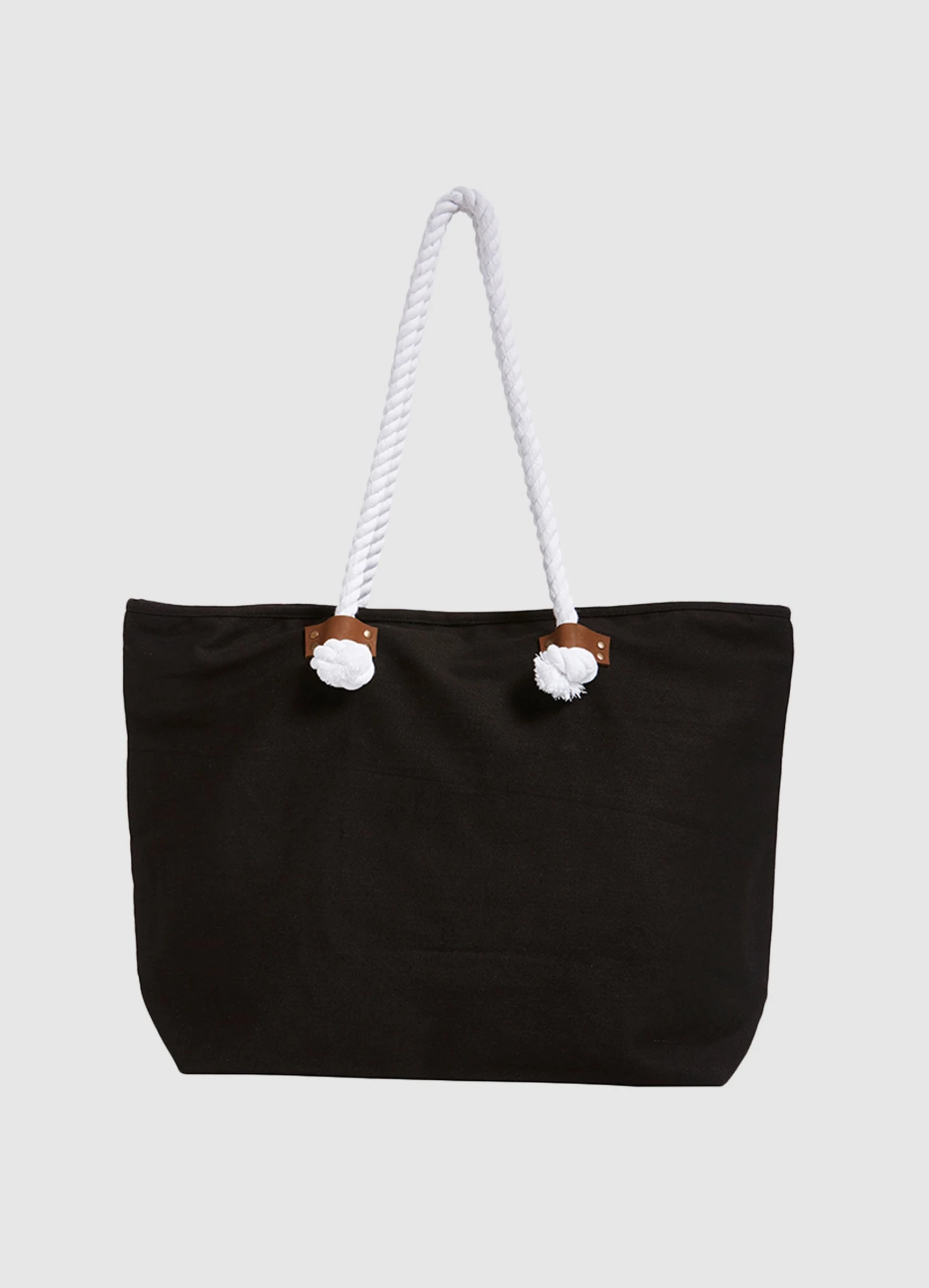 Ship Sail Tote Bag - Black 5 Ship Sail Tote Bag - Black - Image 3