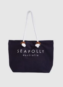 Ship Sail Tote Bag - Indigo