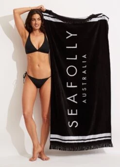 High Tide Towel - Black