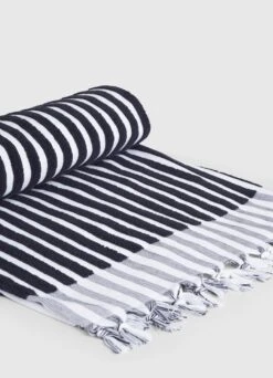 Marina Stripe Towel - True Navy 7 Marina Stripe Towel - True Navy -Fashion Swimwear Store 71761 TL True 20Navy 2 c033abb0 4a17 4778 870c 3cfa9a8555e2
