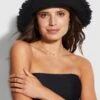 Fringe Bucket Hat - Black 1 Fringe Bucket Hat - Black -Fashion Swimwear Store 71784 HT Black 1 4d141ce4 4ef6 4d64 8635 e4081c599943