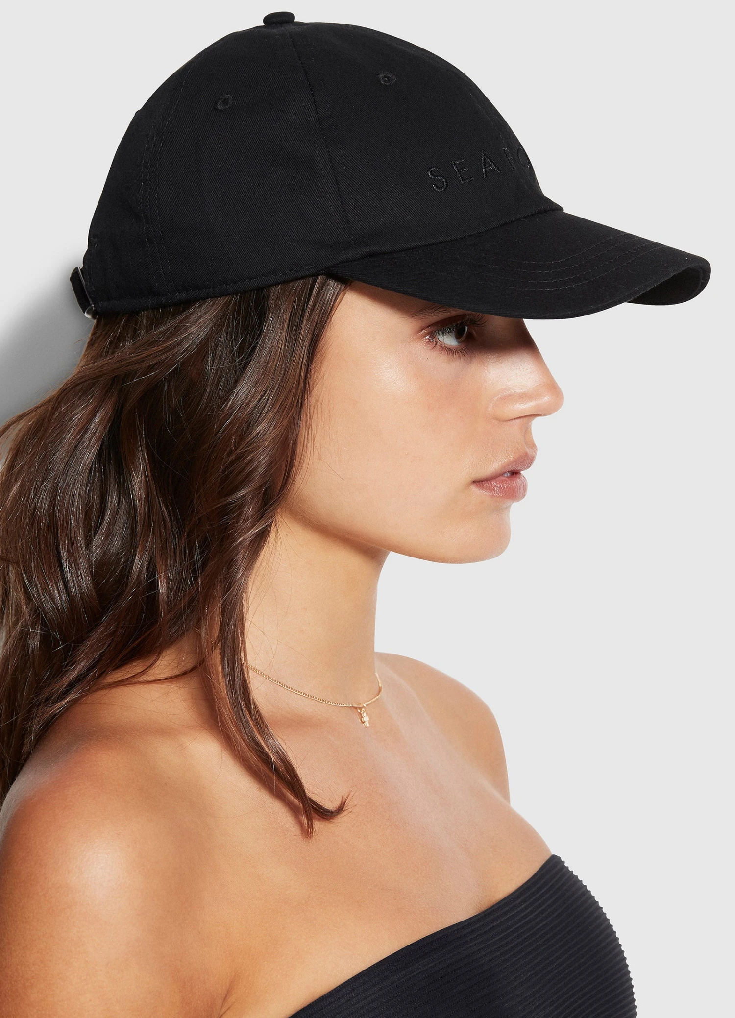 Seafolly Cap - Black 7 Seafolly Cap - Black - Image 5