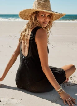 Raffia Fringe Tie Hat - Natural -Fashion Swimwear Store 71812 HT Natural 6