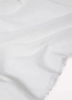 Textured Cotton Beach Wrap - White -Fashion Swimwear Store 71830 White 5