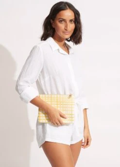 Amalfi Bikini Bag - Lime Light