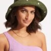 Paradise Spot Bucket Hat - Avocado 1 Paradise Spot Bucket Hat - Avocado -Fashion Swimwear Store 71845 HT Avocado 2