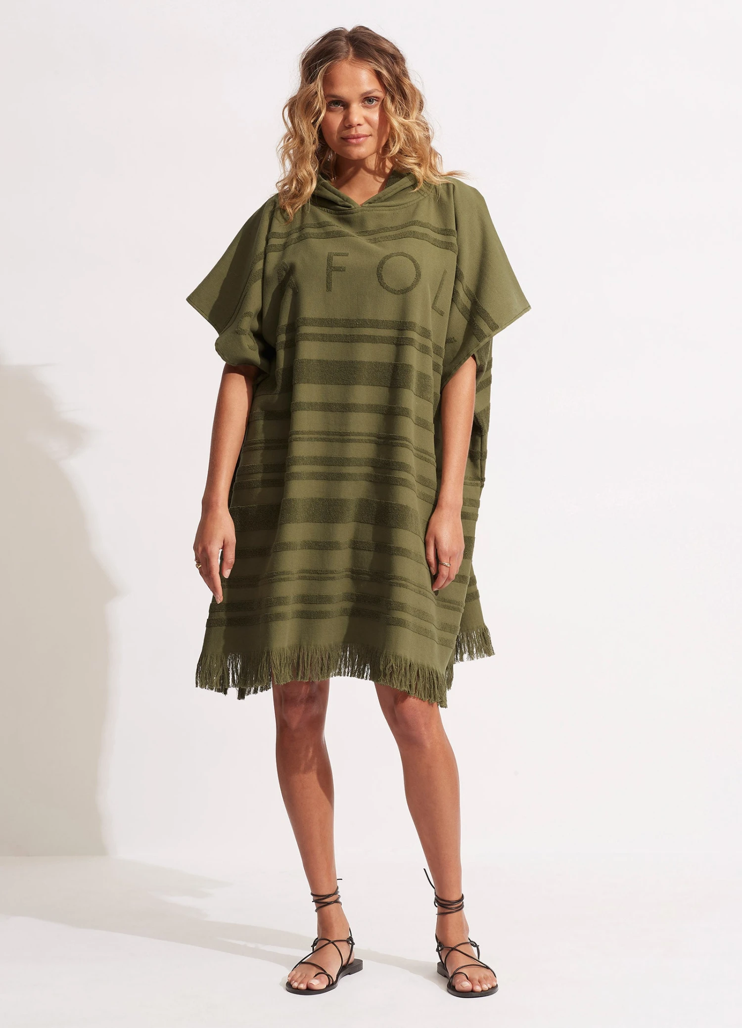 Towel Poncho - Avocado 4 Towel Poncho - Avocado - Image 2