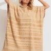 Towel Poncho - Camel 1 Towel Poncho - Camel -Fashion Swimwear Store 71847 TL Camel 1