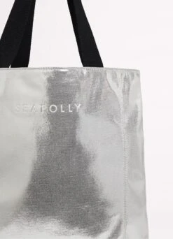 Metallic Tote - Silver -Fashion Swimwear Store 71857 BG Silver 3