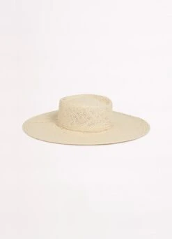 Sundown Boater Hat - Natural 8 Sundown Boater Hat - Natural -Fashion Swimwear Store 71864 HT Natural 3