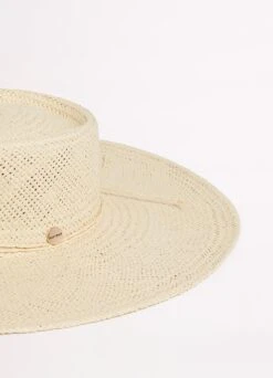 Sundown Boater Hat - Natural 9 Sundown Boater Hat - Natural -Fashion Swimwear Store 71864 HT Natural 4