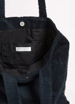 Logo Terry Tote - True Navy 9 Logo Terry Tote - True Navy -Fashion Swimwear Store 71868 BG True 20Navy 4