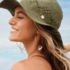 Sails Panama Hat - Olive -Fashion Swimwear Store 71870 HT Olive 1