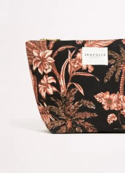 Castaway Canvas Pouch - Black 8 Castaway Canvas Pouch - Black -Fashion Swimwear Store 71882 BG Black 3