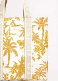 Castaway Canvas Tote - Tuscan Sunset 8 Castaway Canvas Tote - Tuscan Sunset -Fashion Swimwear Store 71883 BG TuscanSuns 3