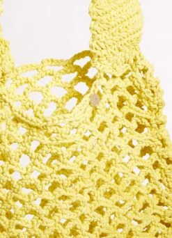 Plaited Rope Tote - Celery -Fashion Swimwear Store 71890 BG Celery 5