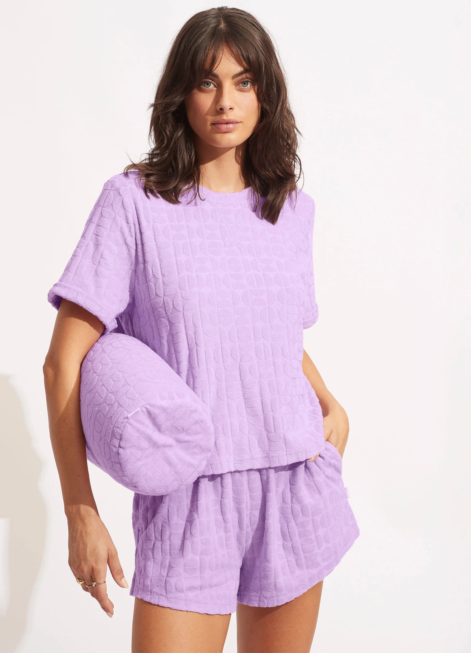 Capri Beach Pillow - Wild Rose 3 Capri Beach Pillow - Wild Rose