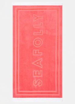 Summer Solstice Towel - Sun Kissed Coral 8 Summer Solstice Towel - Sun Kissed Coral -Fashion Swimwear Store 71896 GWP SunKisdCrl 3