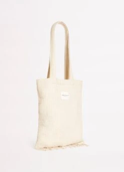 Waffle Towel & Tote Set - Sand 11 Waffle Towel & Tote Set - Sand -Fashion Swimwear Store 71897 TL Sand 3