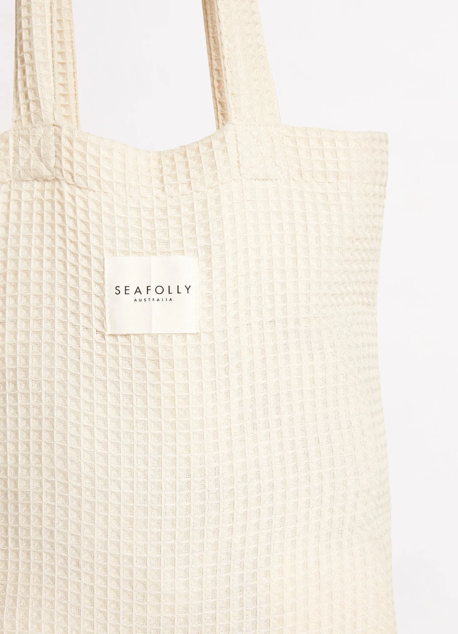 Waffle Towel & Tote Set - Sand 6 Waffle Towel & Tote Set - Sand - Image 4