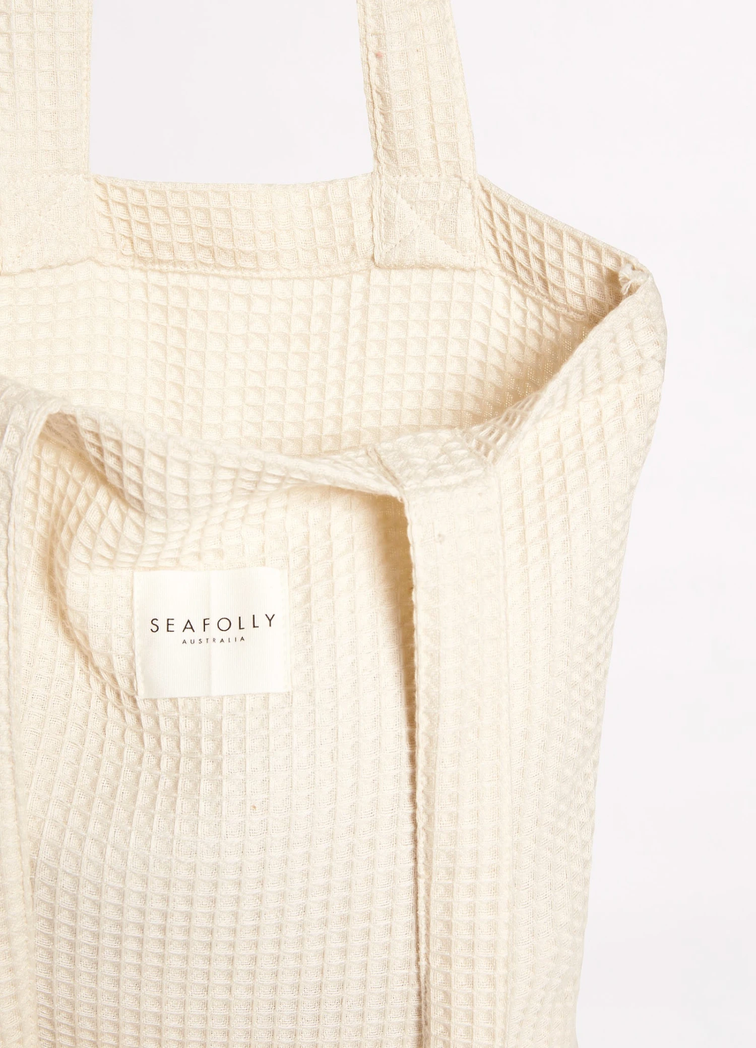 Waffle Towel & Tote Set - Sand 7 Waffle Towel & Tote Set - Sand - Image 5