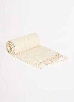 Waffle Towel & Tote Set - Sand 15 Waffle Towel & Tote Set - Sand -Fashion Swimwear Store 71897 TL Sand 7