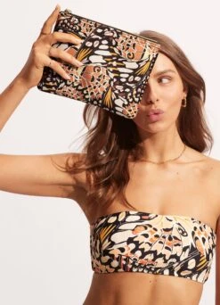 Take Flight Bikini Bag - Mandarin