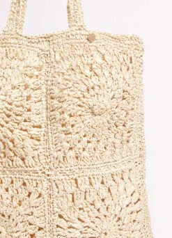 Mandalay Crochet Tote - Natural -Fashion Swimwear Store 71908 BG Natural 3