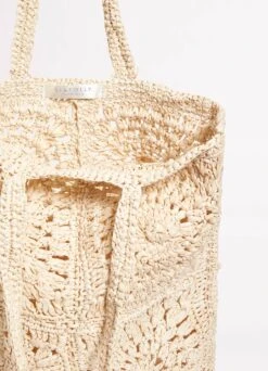 Mandalay Crochet Tote - Natural -Fashion Swimwear Store 71908 BG Natural 4