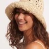 Mandalay Crochet Hat - Natural 1 Mandalay Crochet Hat - Natural -Fashion Swimwear Store 71909 HT Natural 1
