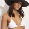 Coastal Raffia Hat - Black 2 Coastal Raffia Hat - Black -Fashion Swimwear Store 71914 HT Black 1