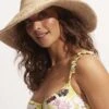 Coastal Raffia Hat - Natural -Fashion Swimwear Store 71914 HT Natural 1