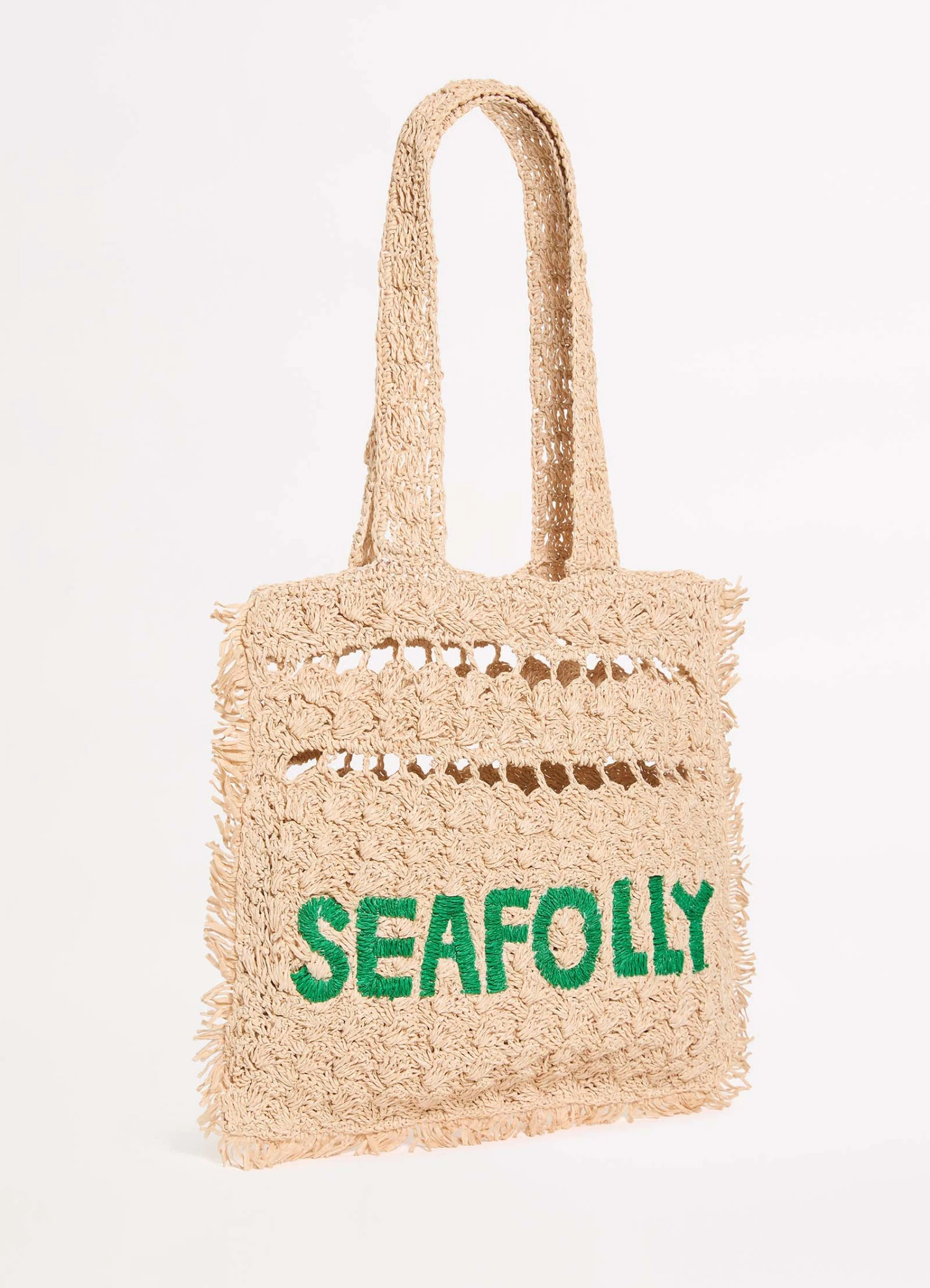Logo Woven Tote - Natural 4 Logo Woven Tote - Natural - Image 2