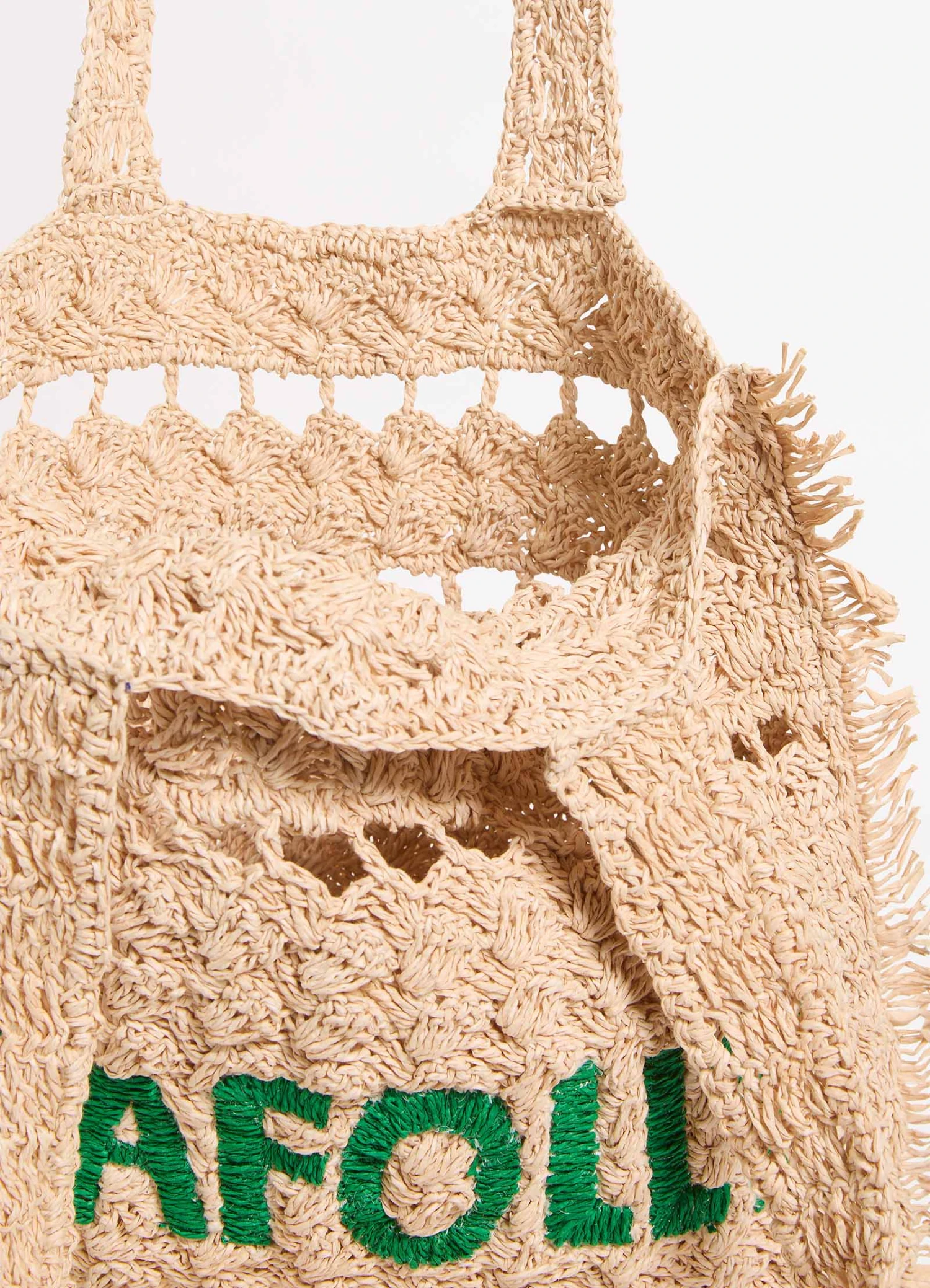 Logo Woven Tote - Natural 6 Logo Woven Tote - Natural - Image 4