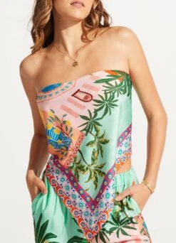 On Vacation Scarf - Azure 15 On Vacation Scarf - Azure -Fashion Swimwear Store 71932 Azure 10