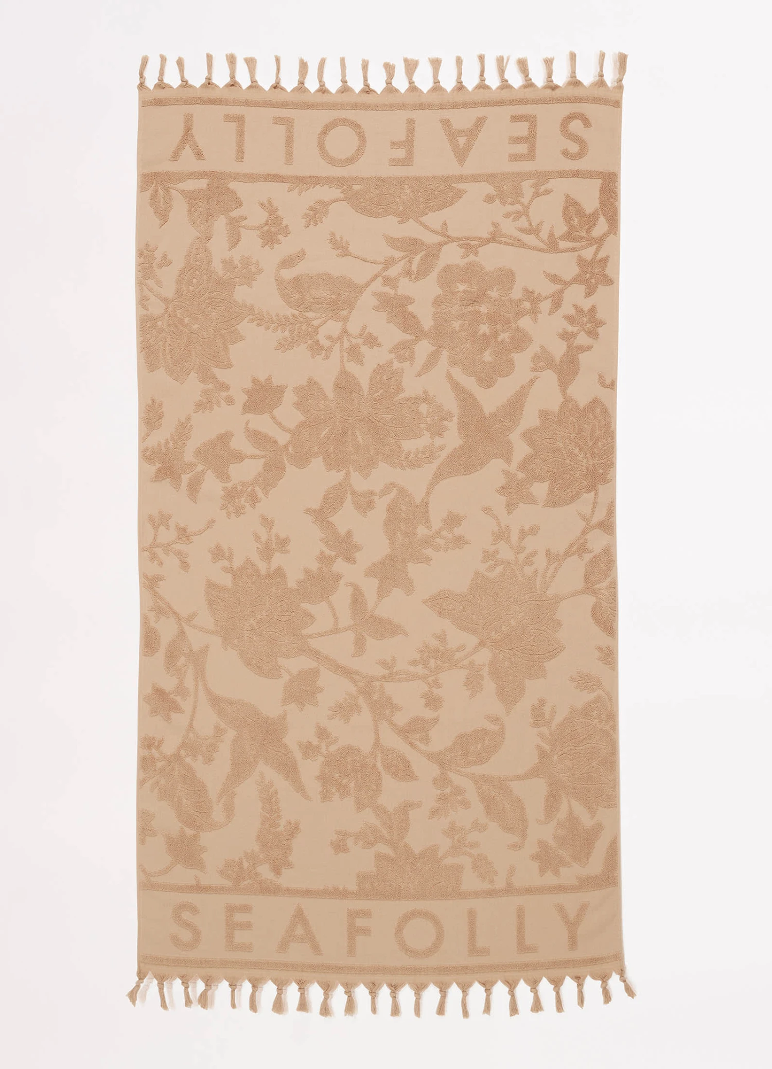 Silk Road Jacquard Beach Towel - Camel 4 Silk Road Jacquard Beach Towel - Camel - Image 2