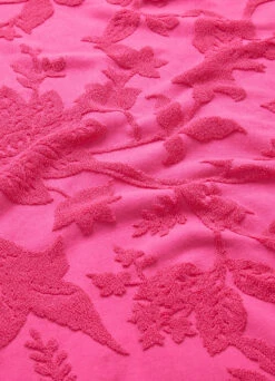 Silk Road Jacquard Beach Towel - Rose Pink 9 Silk Road Jacquard Beach Towel - Rose Pink -Fashion Swimwear Store 71949 TL RosePink 5