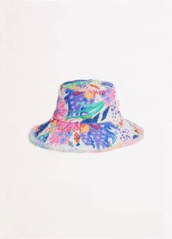 Under The Sea Bucket Hat - White -Fashion Swimwear Store 71967 HT White 3