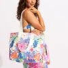 Under The Sea Tote Bag - White -Fashion Swimwear Store 71972 BG White 1
